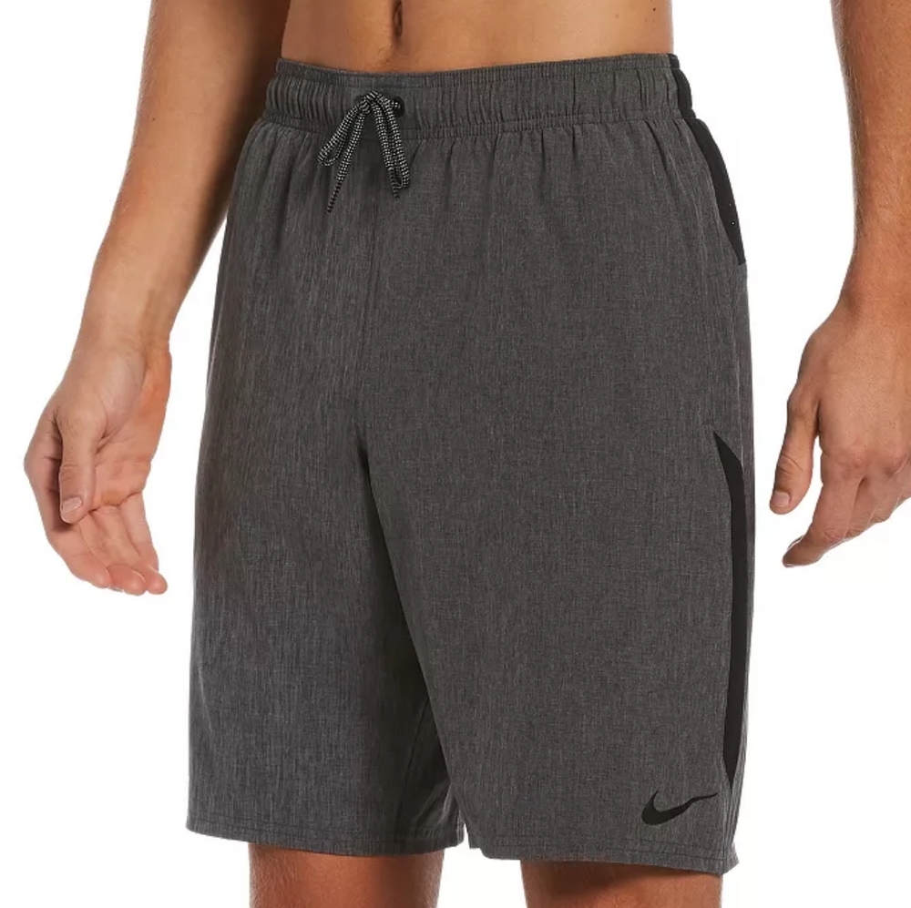 * 5 for $5‼️| Nike Men’s 9” Core Contend Swim Trunks in Grey Heather
